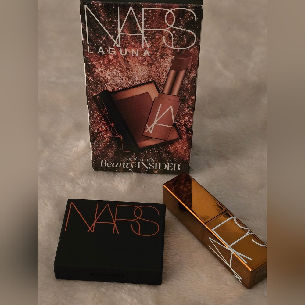 NARS Laguna Bronzer and Lipstick Set - Brown and Gold